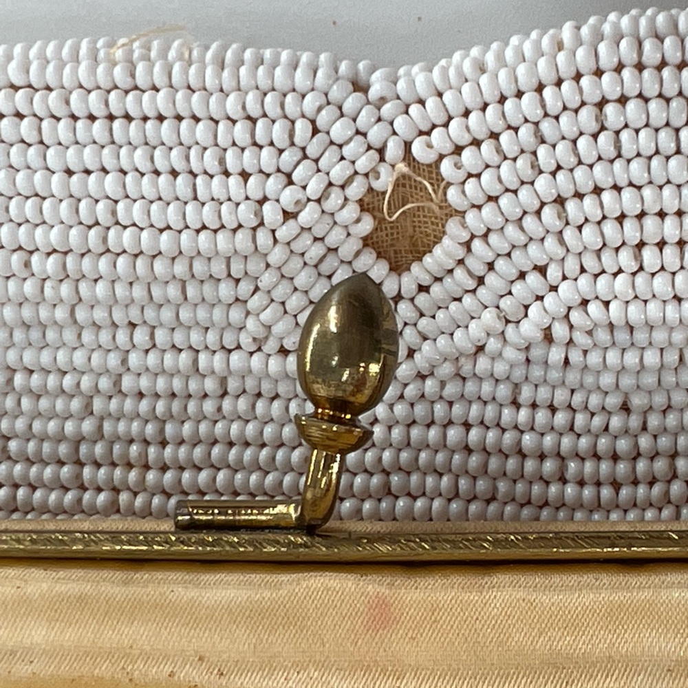 Vintage Saks Fifth Avenue Beaded Purse - Picture 12 of 14